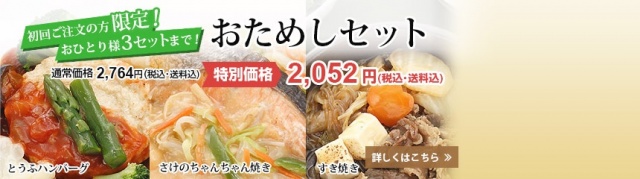 おまかせ健康三彩 豆腐ハンバーグ3